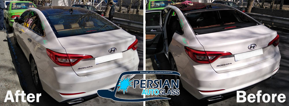 شیشه عقب سوناتا ال اف