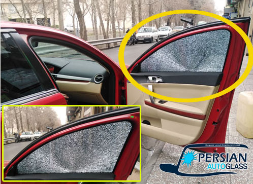 برچسب دودی شیشه اتومبیل