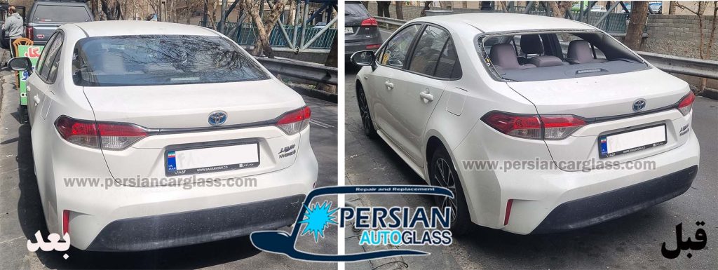 شیشه عقب تویوتا لوین 2023
